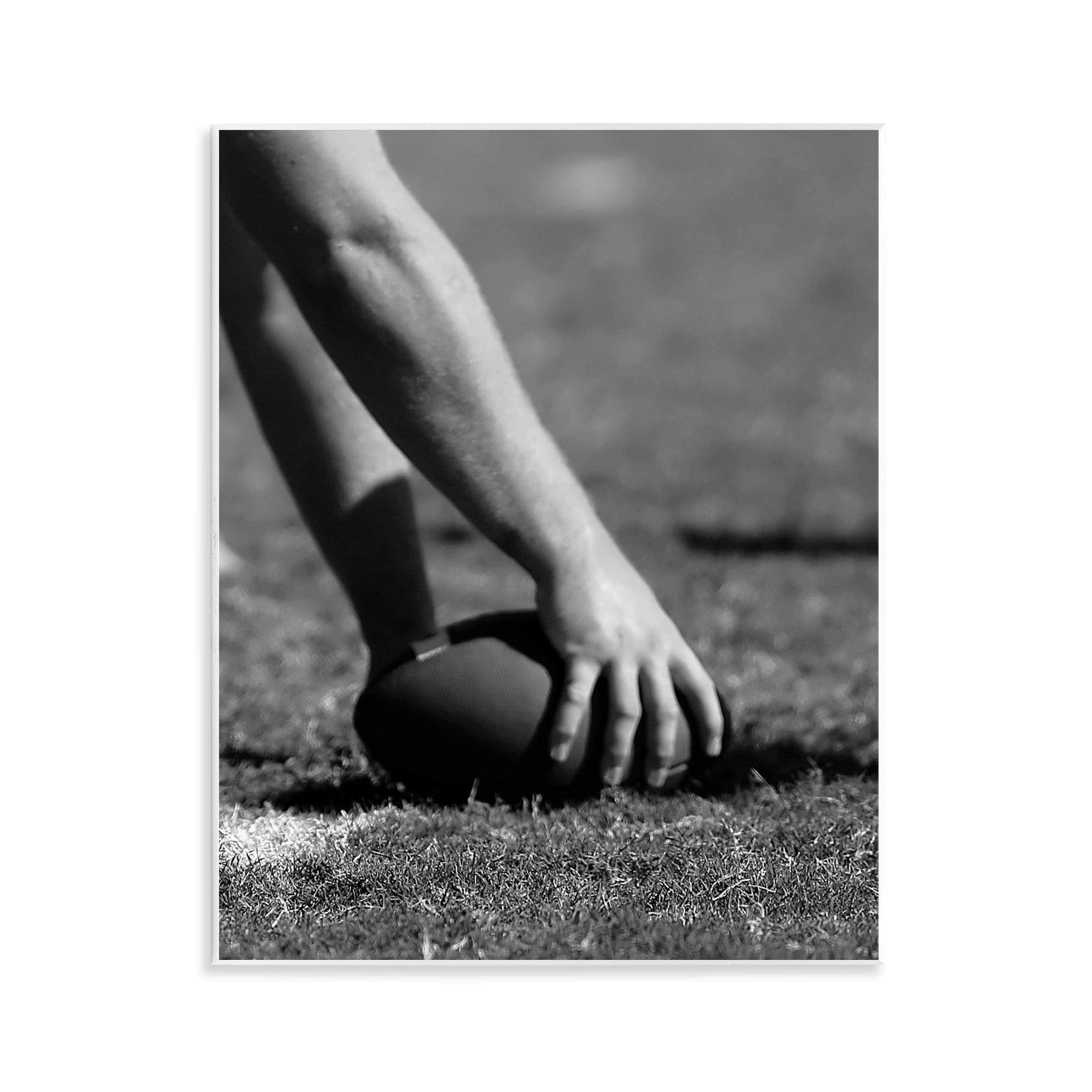 Stupell Industries Football Hike in Action Wall Plaque Art, design by Marcus Prime