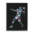thumbnail image 1 of Stupell Industries Football Player Abstract Pattern Graphic Art Black Framed Art Print Wall Art, Design by Arrolynn Weiderhold, 1 of 7