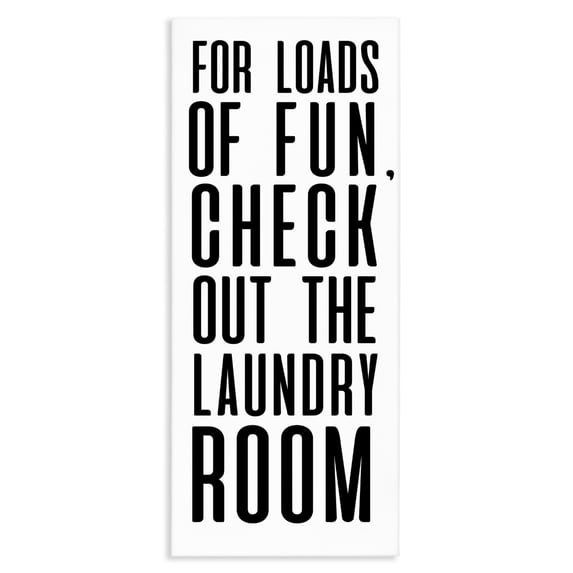 Stupell Industries Farmhouse For Loads Of Fun Canvas Art, 10 x 24, by SD Graphics Studio