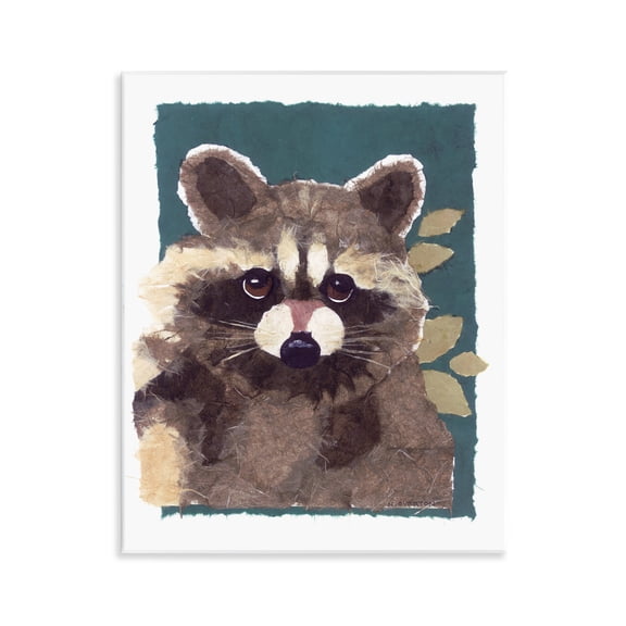 Stupell Industries Forest Animal Raccoon Animals & Insects Painting Unframed Art Print Wall Art, 11 x 14