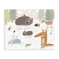 thumbnail image 1 of Stupell Industries Cottage Forest Animals Out and About Canvas Art, 40 x 30, by Carla Daly, 1 of 8
