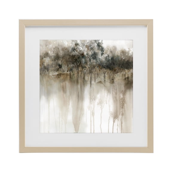 Stupell Industries Transitional Forest Edge Illusion Birch Framed Print Under Glass, 13 x 13, by Carol Robinson