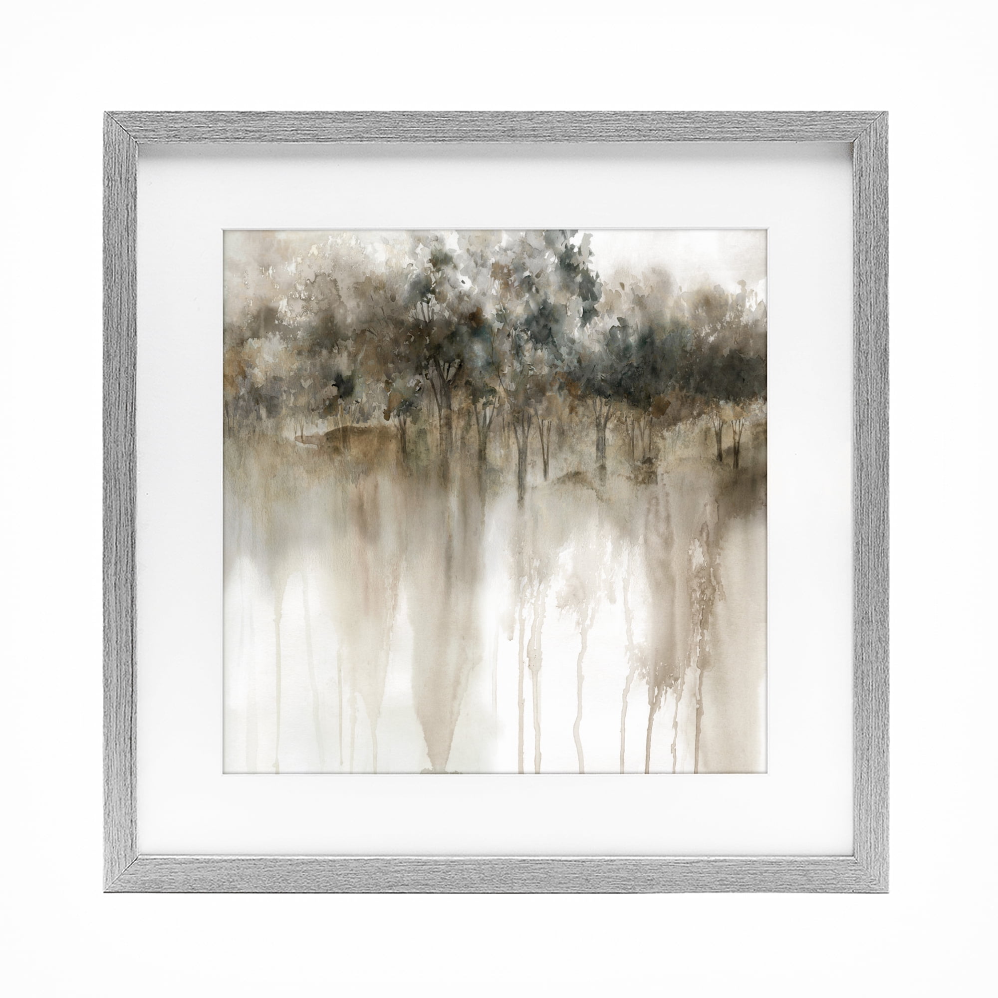 Stupell Industries Forest Edge Illusion Gray Framed Print Under Glass, design by Carol Robinson