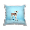 thumbnail image 1 of Stupell Industries Forest Fawn on Blue Decorative Printed Throw Pillow Design by RB, 1 of 5