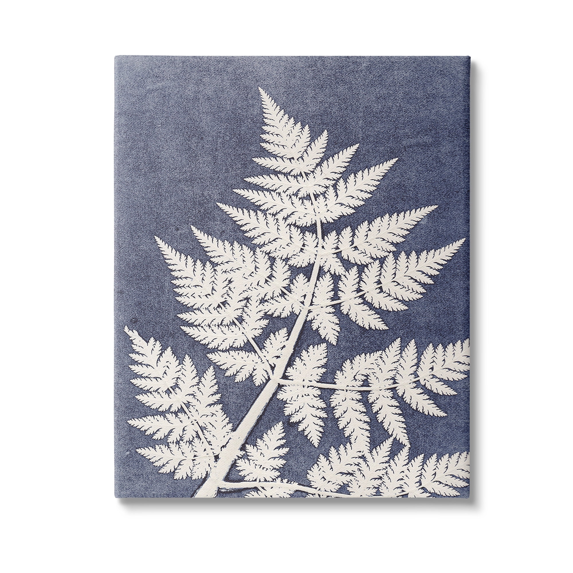 Stupell Industries Forest Fern Silhouette Botanical & Floral Painting Gallery Wrapped Canvas Art Print Wall Art, 24 x 30