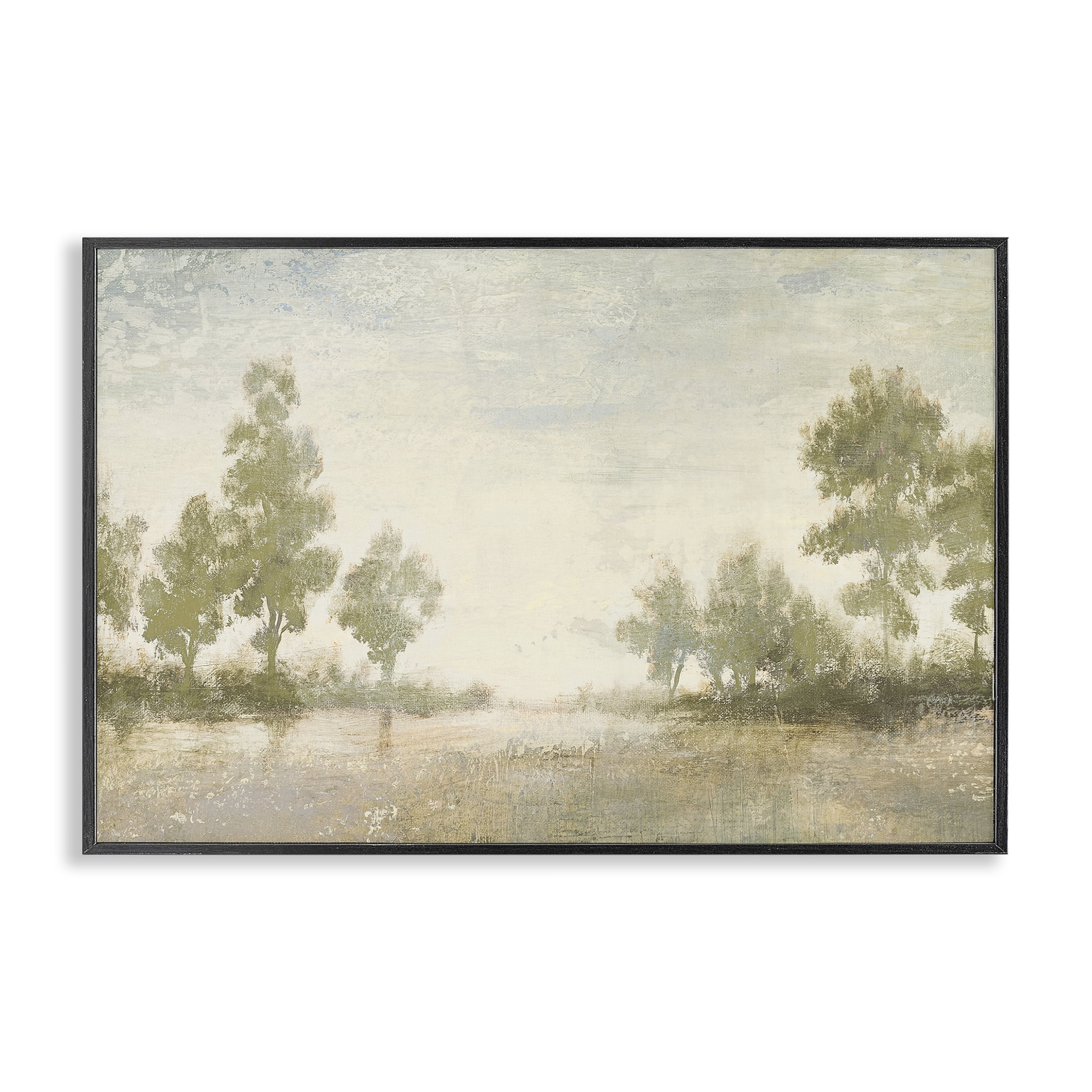 Stupell Industries Forest Light Distant Valley Black Framed Giclee Art, design by Michael Marcon