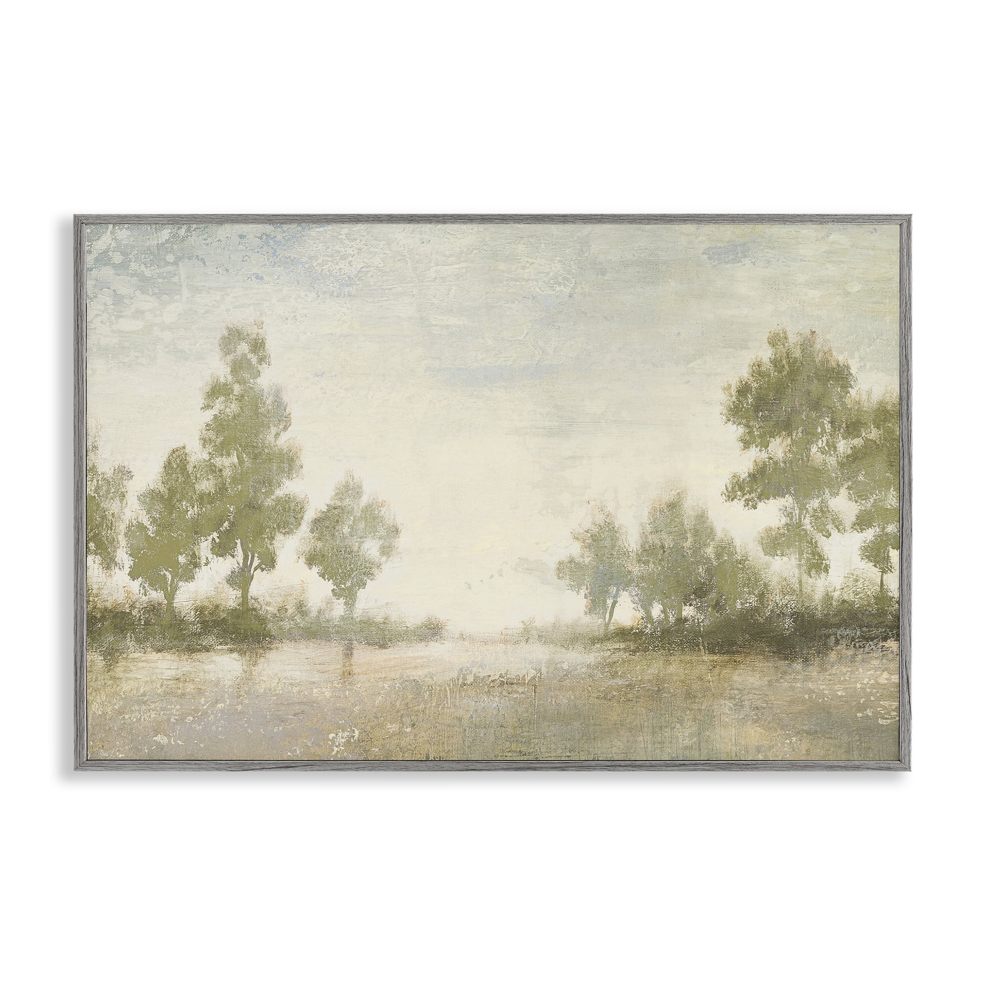 Stupell Industries Forest Light Distant Valley Gray Framed Giclee Art, design by Michael Marcon