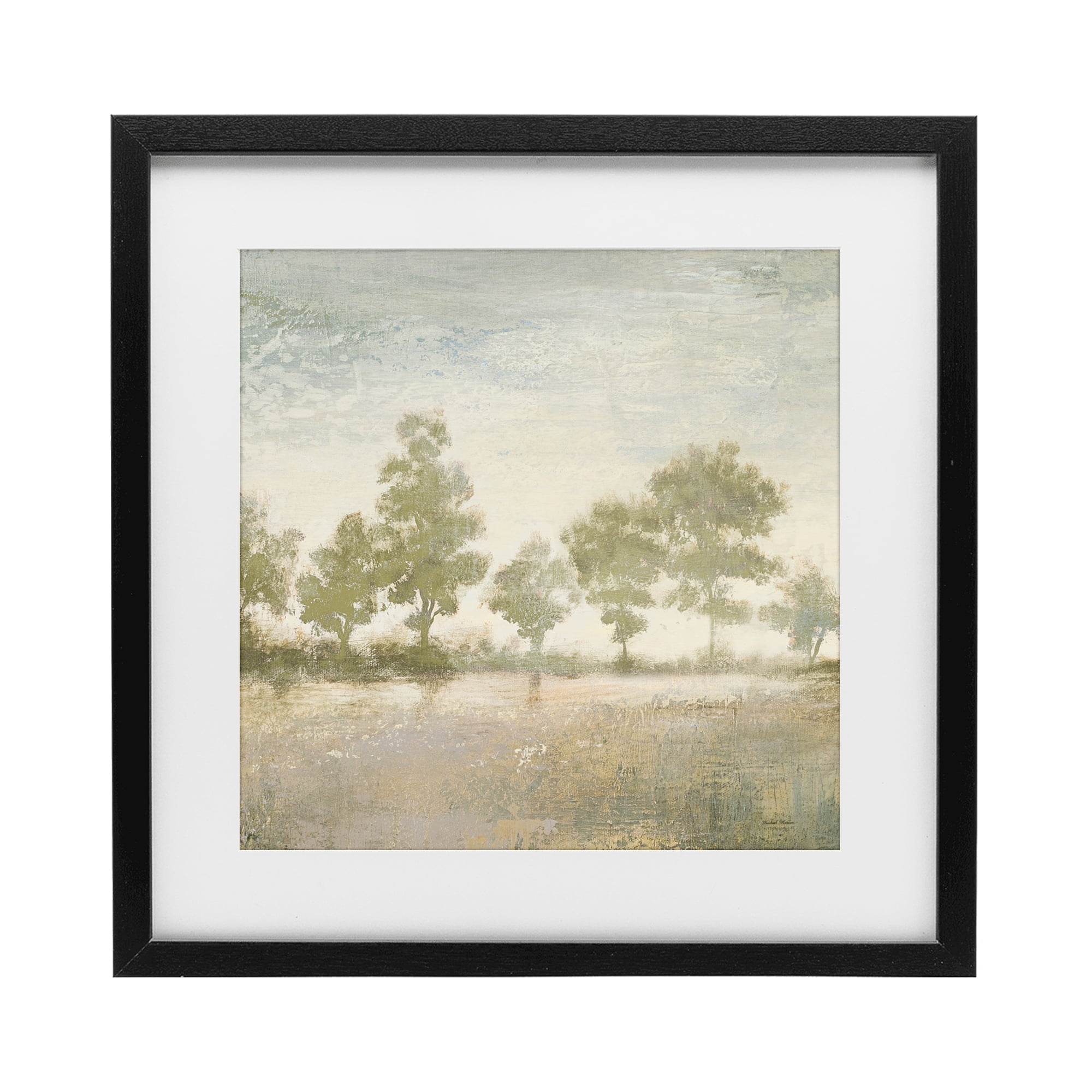 Stupell Industries Forest Light Landscape Black Framed Print Under Glass, design by Michael Marcon