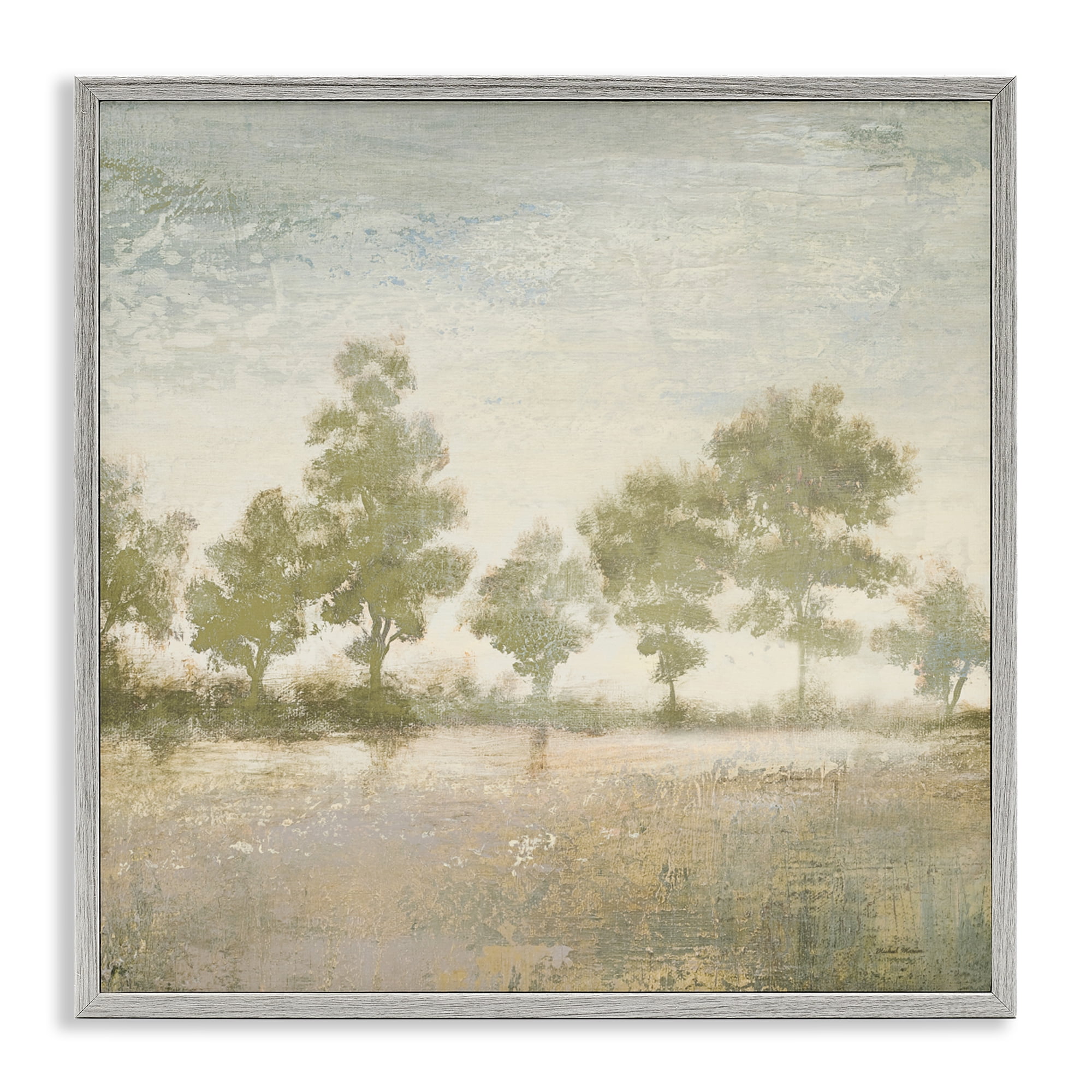 Stupell Industries Forest Light Landscape Gray Framed Giclee Art, design by Michael Marcon