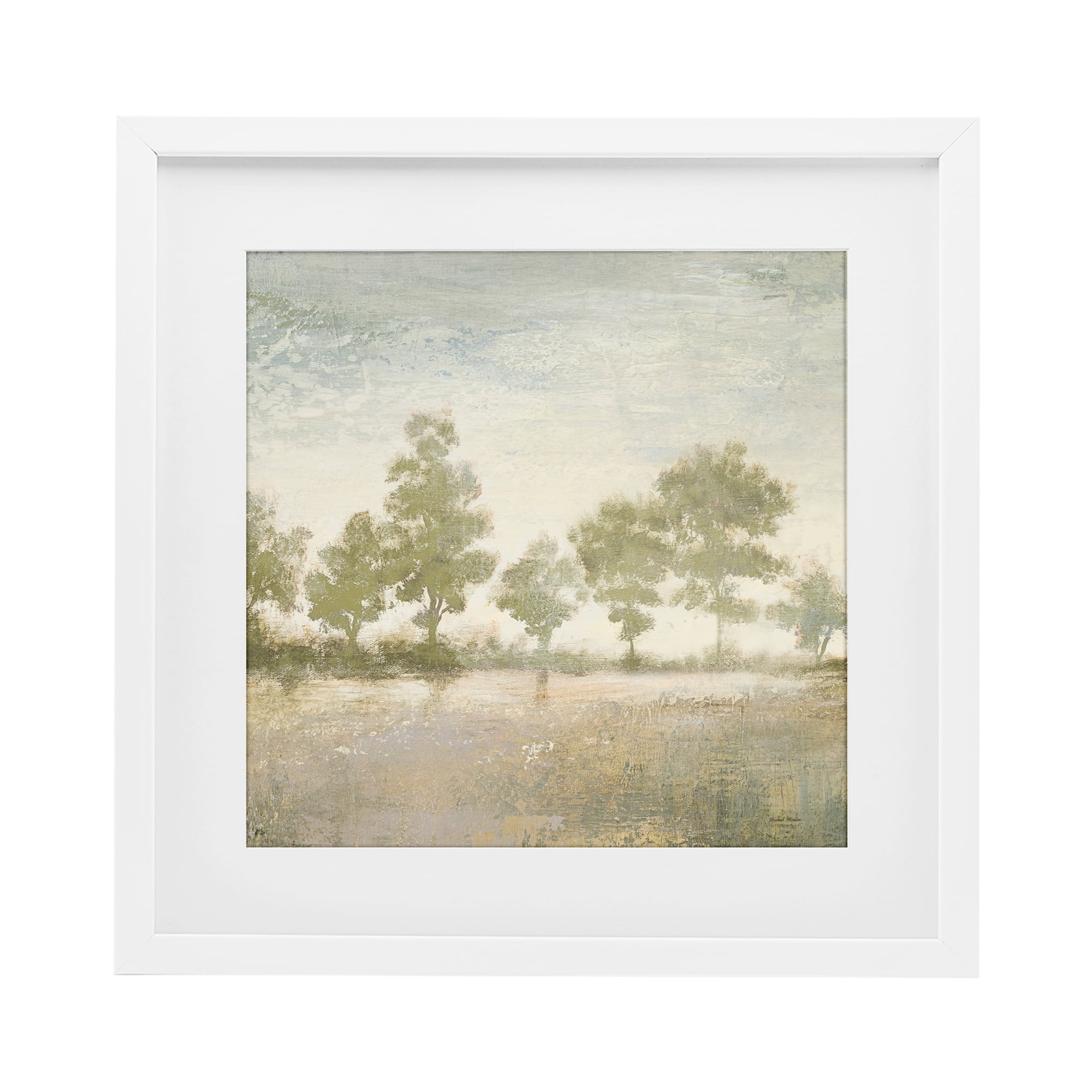 Stupell Industries Forest Light Landscape White Framed Print Under Glass, design by Michael Marcon