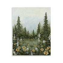 Stupell Industries Forest Meadow Clearing Landscape & Nature Painting Unframed Art Print Wall Art, 11 x 14
