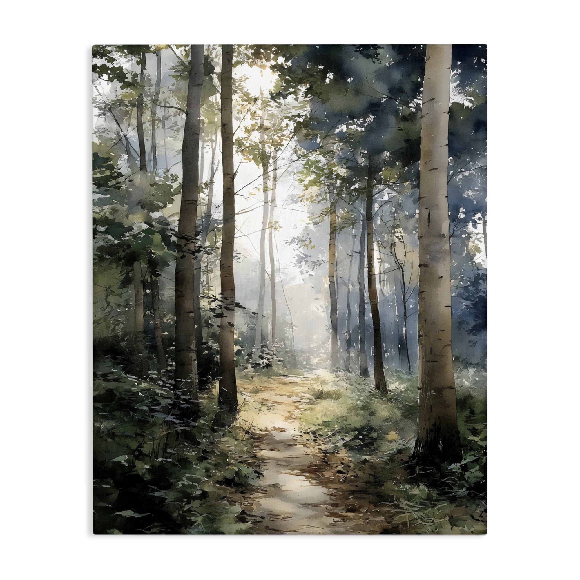 Stupell Industries Forest Path in Morning Canvas Wall Art, design by Franklyn Gregory