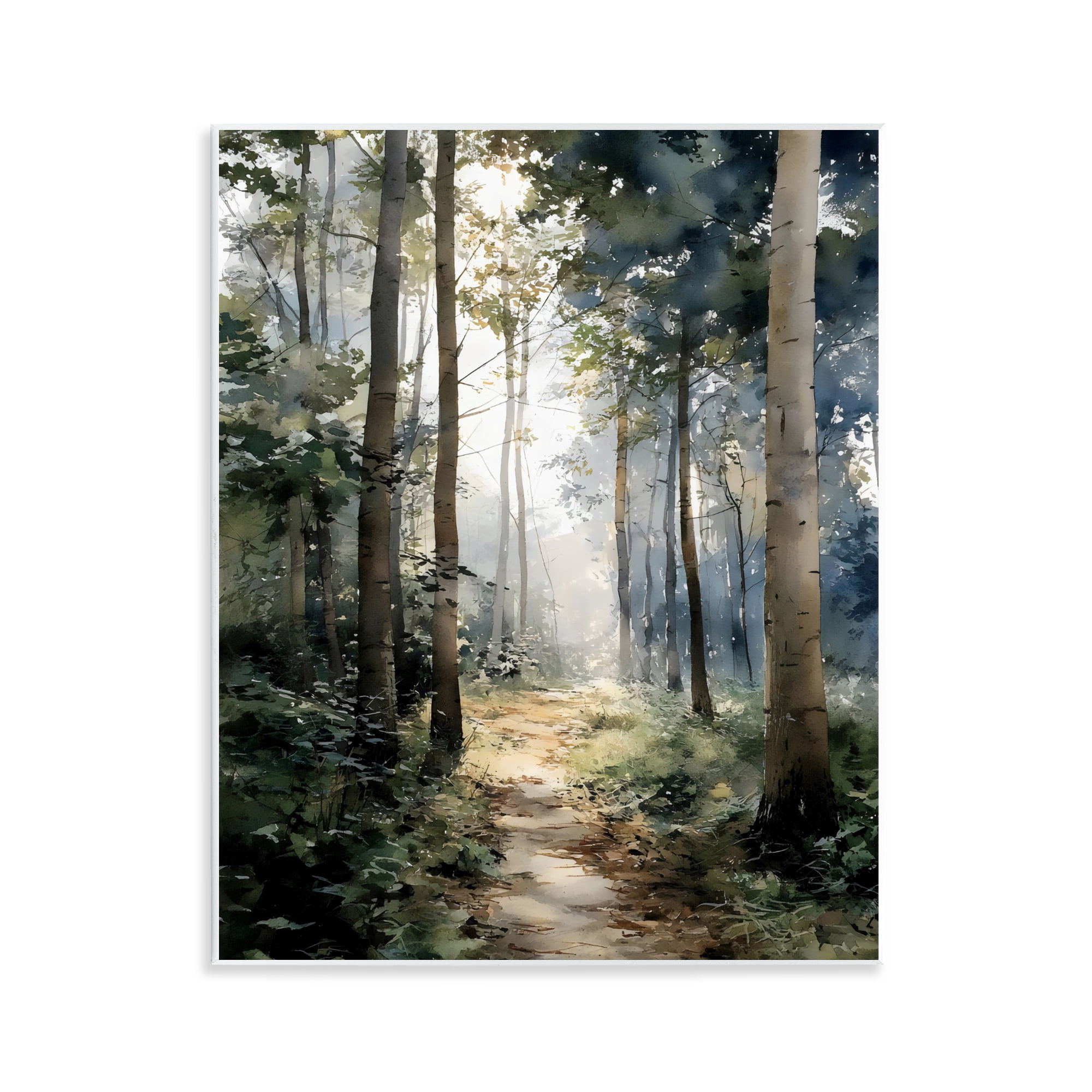 Stupell Industries Forest Path in Morning Wall Plaque Art, design by Franklyn Gregory