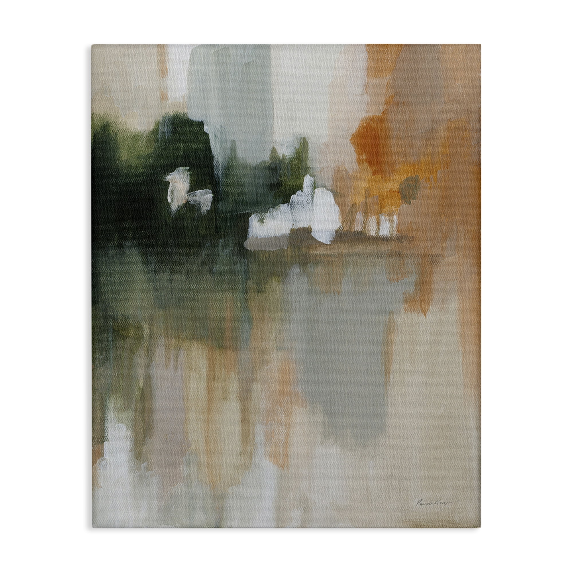 Stupell Industries Forest Secrets Abstraction Abstract Painting Gallery Wrapped Canvas Art Print Wall Art, 30 x 40
