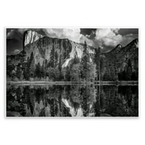 Stupell Industries Forest Trees Lake Reflection Landscape & Nature Photography Unframed Art Print Wall Art, 15 x 10