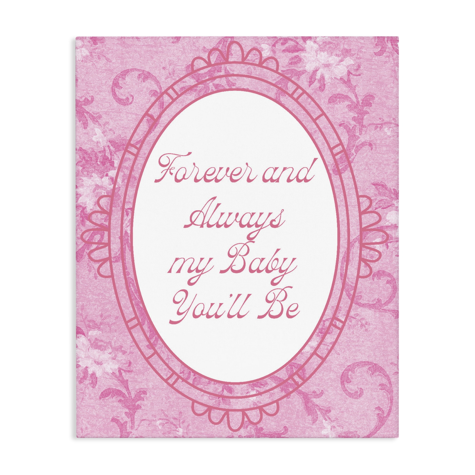 Stupell Industries Forever & Always My Baby Canvas Wall Art, design by Lil' Rue