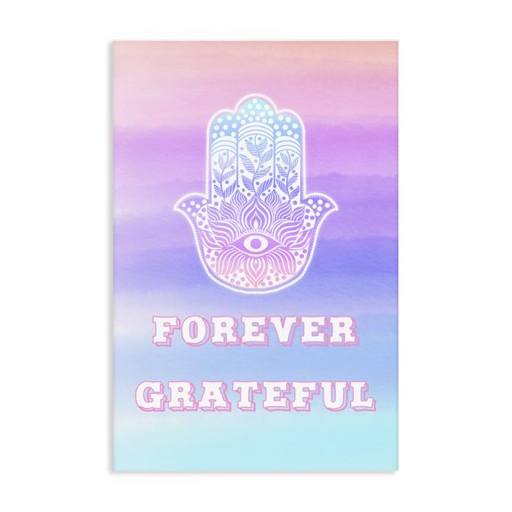 Stupell Industries Forever Grateful Hamsa Canvas Wall Art, design by Pooja Dave