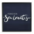 thumbnail image 1 of Stupell Industries Forever Soulmates Love Phrase Blue Gradient Background,17 x 30, Design by Jo Taylor, 1 of 5