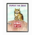 thumbnail image 1 of Stupell Industries Forget The Dog Funny Cat Cartoon Pet Design Framed Wall Art by Gary Patterson, 1 of 6