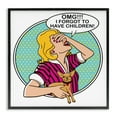 thumbnail image 1 of Stupell Industries Forgot To Have Children Animals Painting Black Framed Art Print Wall Art, 12 x 12, 1 of 2