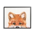 thumbnail image 1 of Stupell Industries Fox Cub Peeking Animals & Insects Painting Black Framed Art Print Wall Art, 20 x 16, 1 of 9
