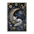 thumbnail image 1 of Stupell Industries Fox Sleeping on Moon Animals & Insects Painting Gray Framed Art Print Wall Art, 20 x 30, 1 of 10