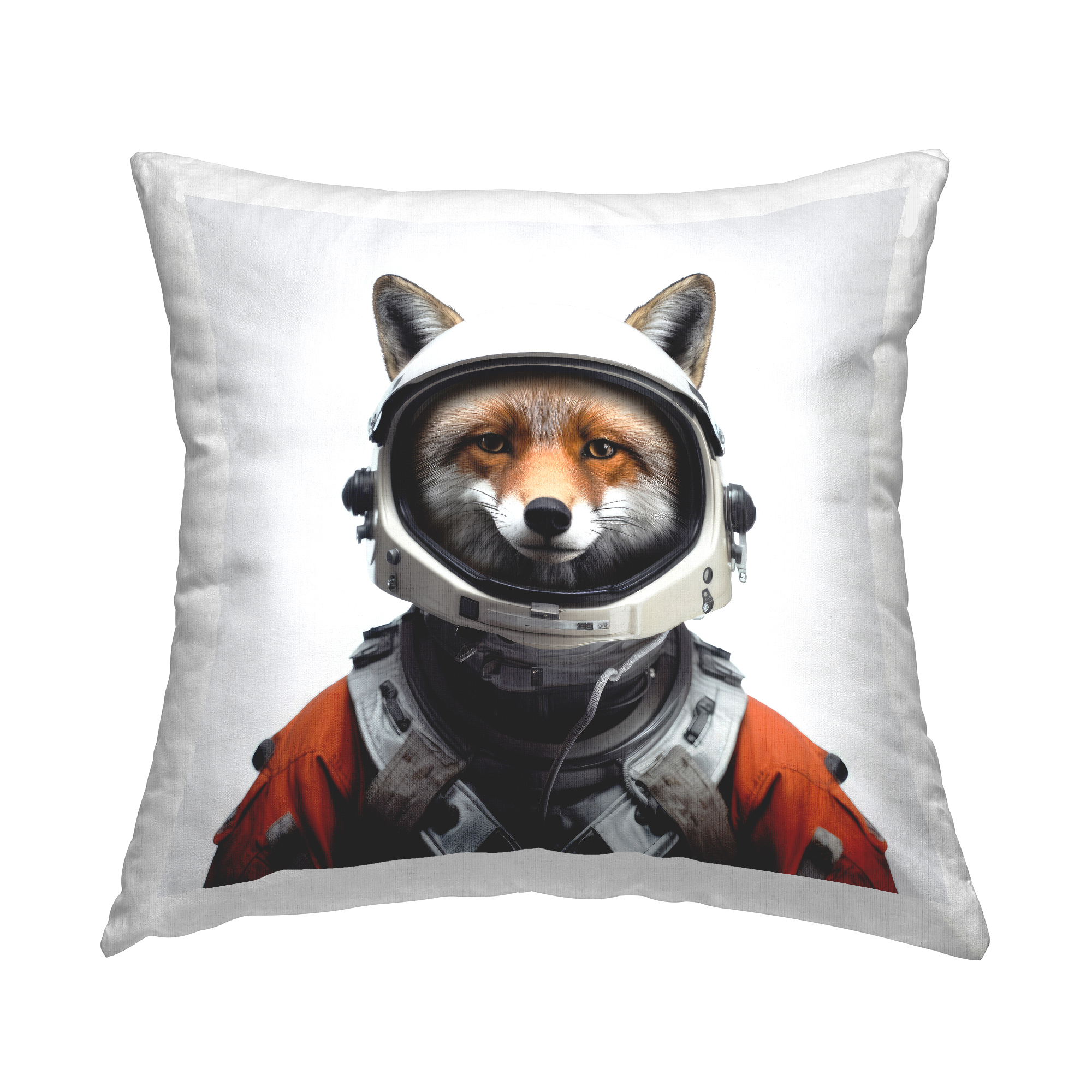 Stupell Industries Fox in Astronaut Suit Decorative Printed Throw Pillow, 18 x 18