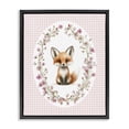 thumbnail image 1 of Stupell Industries Cottage Fox with Cherry Blossoms Black Floating Frame Canvas Art, 17 x 21, by Christine Simpson Art, 1 of 8