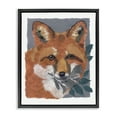Stupell Industries Fox with Opaque Leaves Animals & Insects Painting