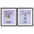 thumbnail image 1 of Stupell Industries Fragrance Perfumes on Purple 2 Piece Black Framed Print Under Glass Set design by Susan Lugar, 16 x 13, 1 of 10