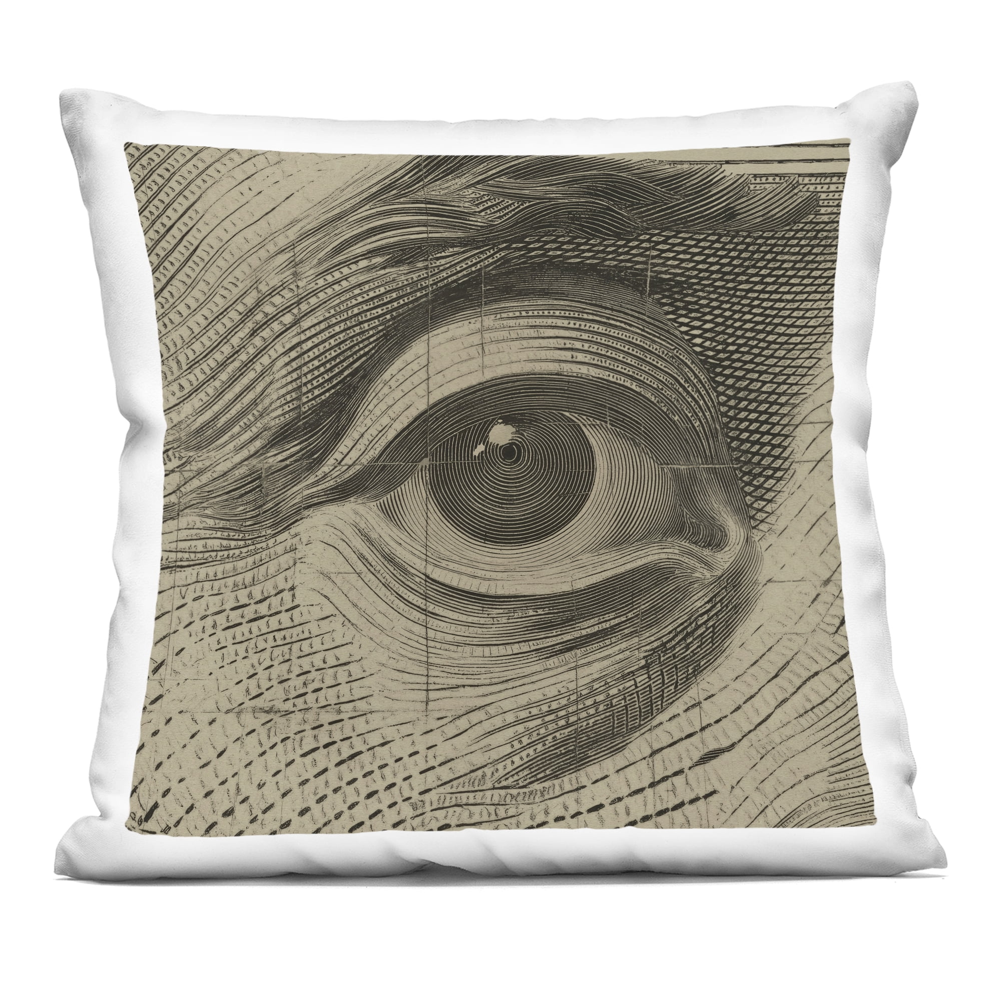 Stupell Industries Franklin's Gaze Eye Decorative Printed Throw Pillow, design by Svetlana Aleynikova