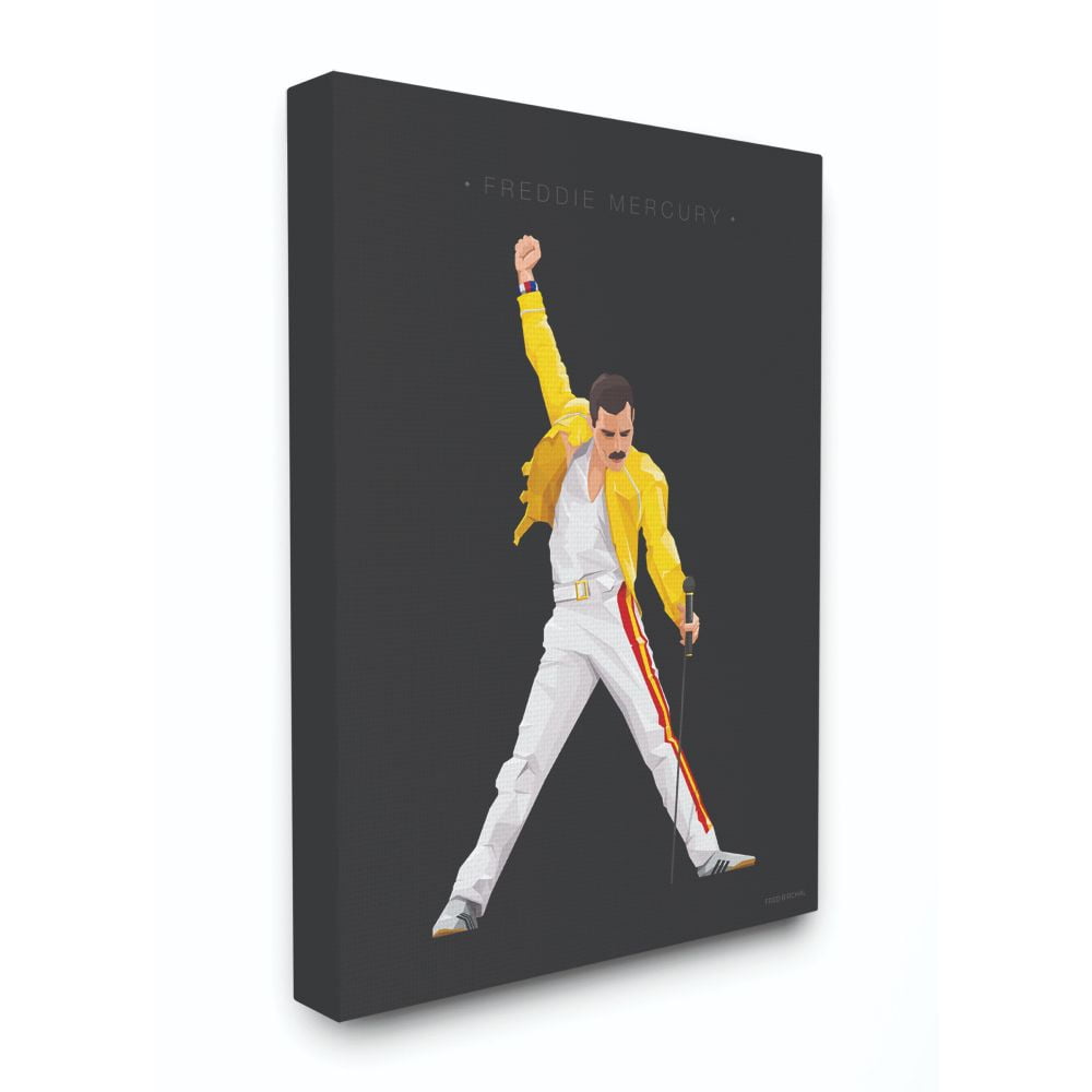 Freddie Mercury Iconic Yellow Jacket Canvas Wall Art, 16x20