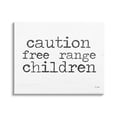 thumbnail image 1 of Stupell Industries Free Range Children Phrase Typography Painting Gallery Wrapped Canvas Print Wall Art, 40 x 30, 1 of 7