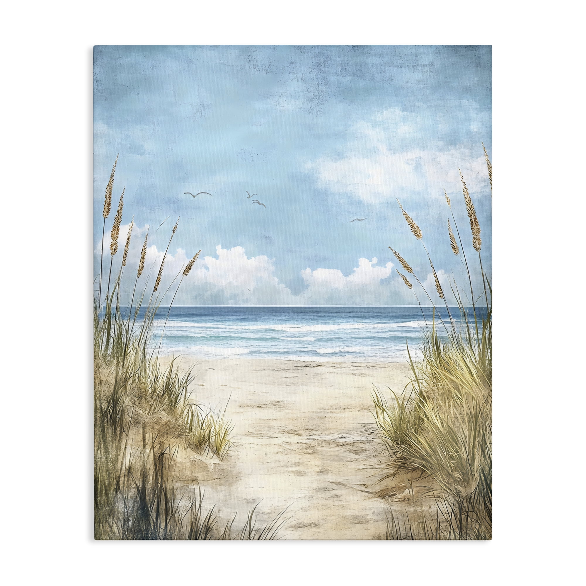Stupell Industries Free Seagulls over Beach Dunes Canvas Wall Art, design by Creative Studio