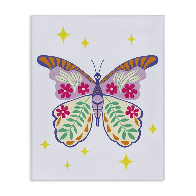 stupell-industries-free-spirit-floral-butterfly-animals-painting-wrapped-canvas-art-print-wall-art-36-x-48-walmart-com for Free Printable Butterfly Wall Art Stupell Industries Free Spirit Floral Butterfly Animals Painting Wrapped Canvas Art Print Wall Art, 36 x 48 - Walmart.com for Free Printable Butterfly Wall Art