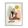 thumbnail image 1 of Stupell Industries Free Text Modern Botanical Pattern Yoga Exercise, 24 x 30, Design by Victoria Barnes, 1 of 5