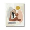thumbnail image 1 of Stupell Industries Free Text Modern Botanical Pattern Yoga Exercise Global Painting Gallery-Wrapped Canvas Print Wall Art, 24 x 30, Design by Victoria Barnes, 1 of 5