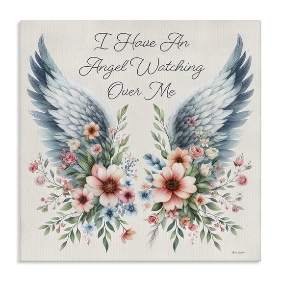 Stupell Industries French Country Angel Watching Me Canvas Art, 36 x 36, by Nicole DeCamp