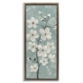 thumbnail image 1 of Stupell Industries French Country Apple Blossom on Green Brown Floating Frame Canvas Art, 11 x 25, by Janet Tava, 1 of 7