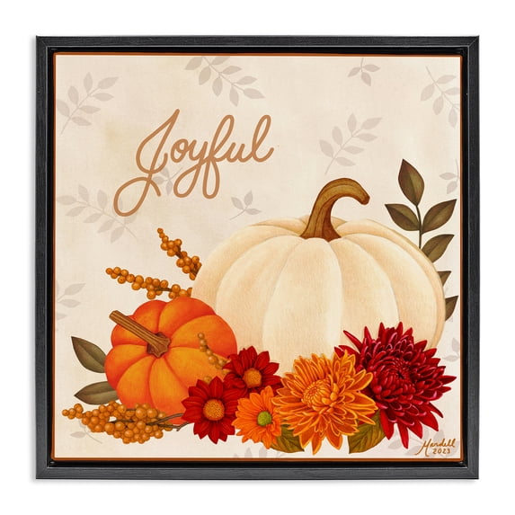 Stupell Industries French Country Black Floating Frame Canvas Art, 25 x 25, by Mardell Schuster