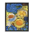 thumbnail image 1 of Stupell Industries French Country Blue & Yellow Tea Party Black Floating Frame Canvas Art, 17 x 21, by Mardell Schuster, 1 of 8