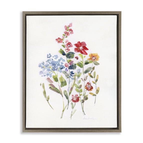 Stupell Industries French Country Brown Floating Frame Canvas Art, 25 x 31, by Sally Swatland