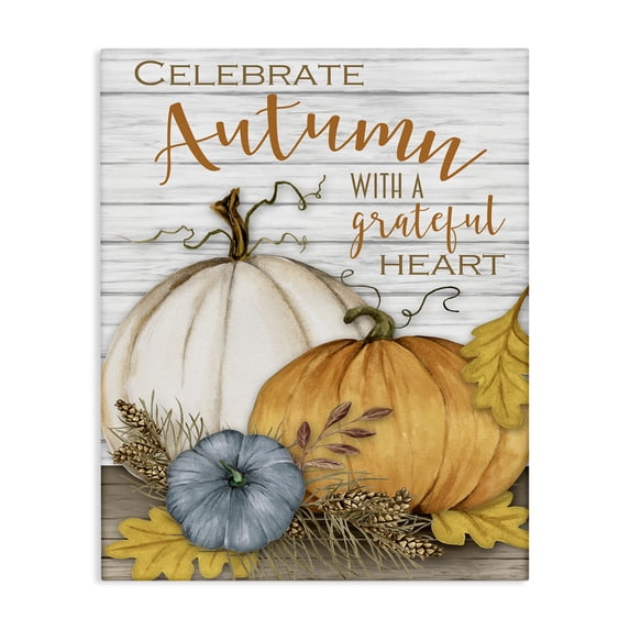 Stupell Industries French Country Celebrate Autumn Rustic Farm Harvest Canvas Art, 16 x 20, by Gail Green Licensing and Design Limited