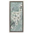 thumbnail image 1 of Stupell Industries French Country Cherry Blossoms on Green Brown Floating Frame Canvas Art, 14 x 31, by Janet Tava, 1 of 7