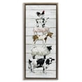 thumbnail image 1 of Stupell Industries French Country Country Farm Animal Stack Brown Floating Frame Canvas Art, 11 x 25, by Carol Robinson, 1 of 7