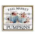 thumbnail image 1 of Stupell Industries French Country Fall Floral Pumpkins Gold Floating Frame Canvas Art, 31 x 25, by Creatif Belle, 1 of 8