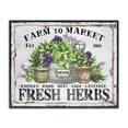 thumbnail image 1 of Stupell Industries French Country Farmhouse Fresh Herbs Black Framed Giclee Art, 14 x 11, by Creatif Belle, 1 of 8