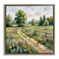 thumbnail image 1 of Stupell Industries French Country Flowered Road to Countryside Brown Floating Frame Canvas Art, 18 x 18, by Imagine It Images, 1 of 8