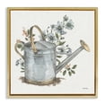 thumbnail image 1 of Stupell Industries French Country Garden Watering Can Gold Floating Frame Canvas Art, 25 x 25, by Leslie Trimbach, 1 of 8