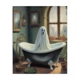 thumbnail image 1 of Stupell Industries French Country Ghost Bathing in Tub Canvas Art, 16 x 20, by Jo Moulton, 1 of 7